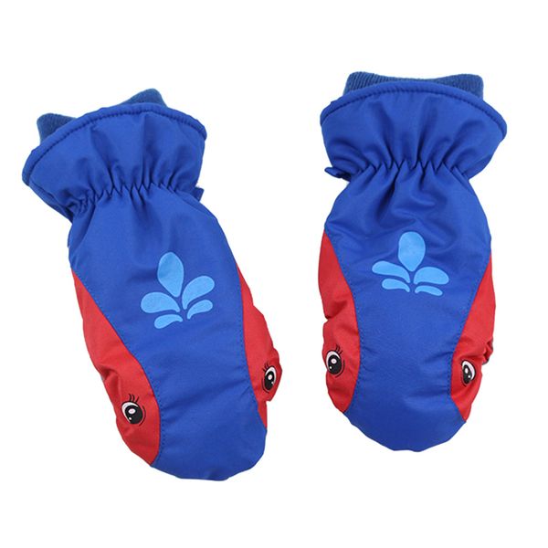

children winter warm ski gloves boys/girls sports waterproof windproof non-slip snow mittens extended wrist skiing gloves