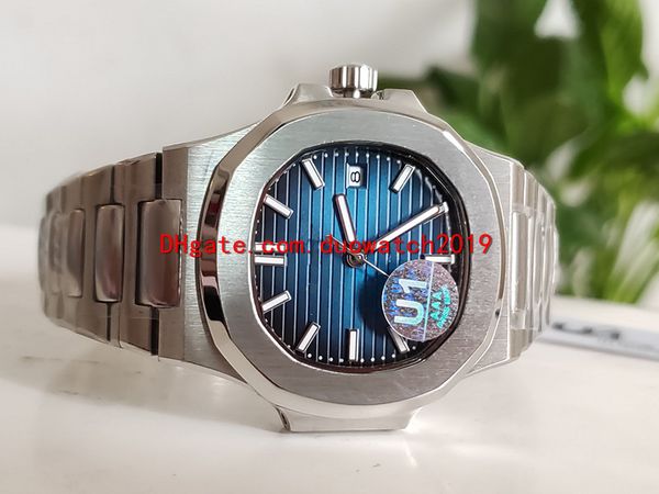 

u1 factory selling men's automatic movement 40 mm watch white dial f nautilus classic 5711 5711/1a watches transparent back wristwat, Slivery;brown