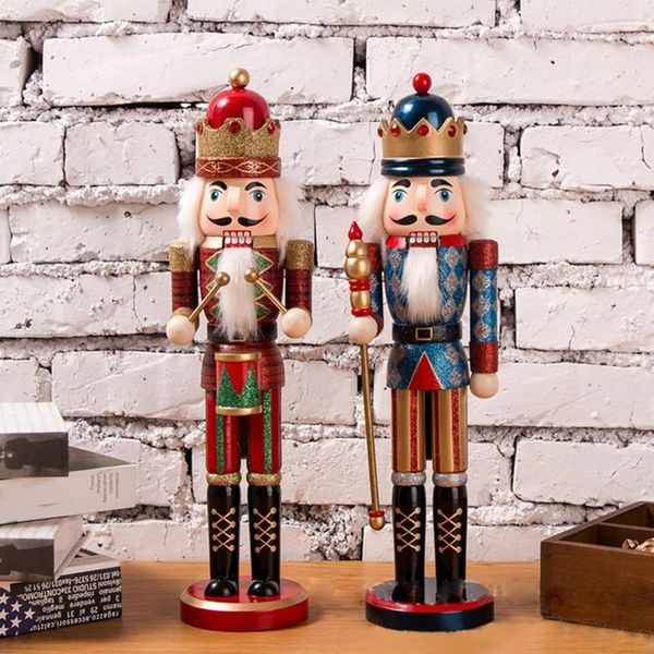 

puppet 38cm glitter powder shimmer bright nutcracker christmas gift christmas decorations for home y191030