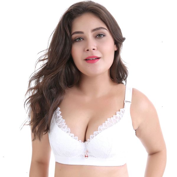 

push up bra плюс размер bras d dd cup lace brassiere для женщин косточках кружева бюстгальтеры для большой кубковые черный красный, Red;black