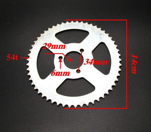 

74t 54t 41t 55t 39t 68t 35t 37t 29t tooth chain sprocket drive & gears atv motorcycle modification parts universal accessories