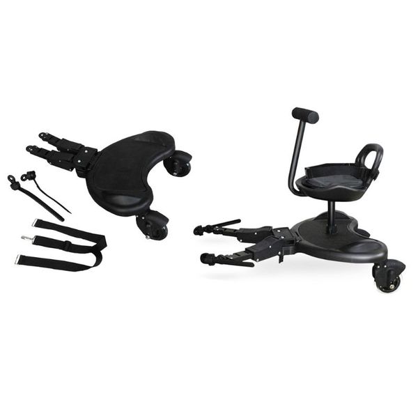 

детские аксессуары для детских колясок поддержка ног двойные педали подвесной прицеп скейтборды сидячая педаль универсальное заднее заднее с