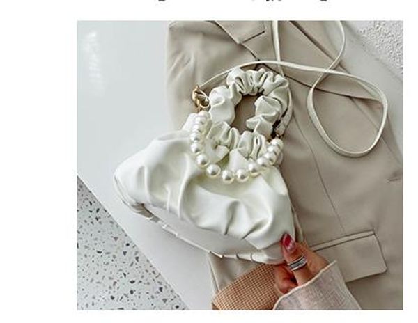 

summer small fresh bag female bag 2020 new arrival wave portable crossbody bags wild ins cloud bucket bag
