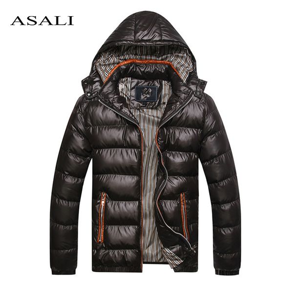 

зима толстые куртки мужские ветрозащитный водонепроницаемый outwear parka mens ветровка с капюшоном теплое пальто мужской плюс размер 5xl ши, Black