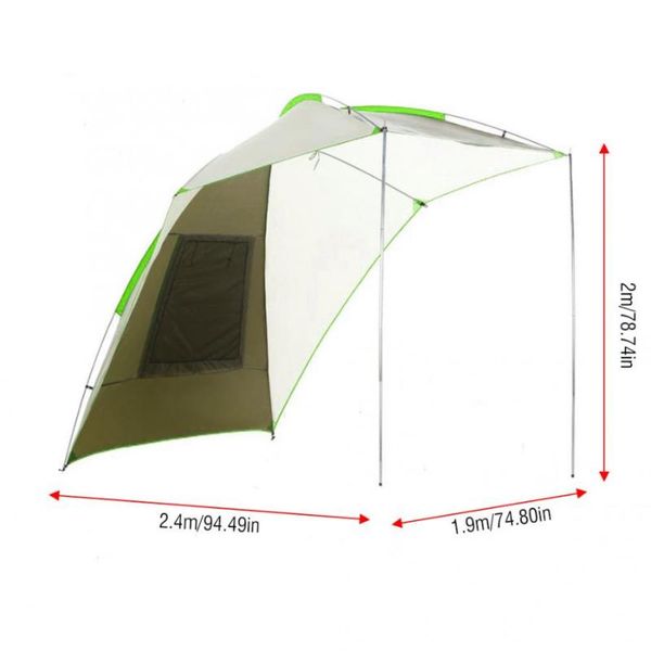 

us de fr au водонепроницаемый автомобиля навес палатка в сложенном виде автомобиля tail палатка 2.4x 1,9 x 2 м тент для кемпинга рыбалка ман