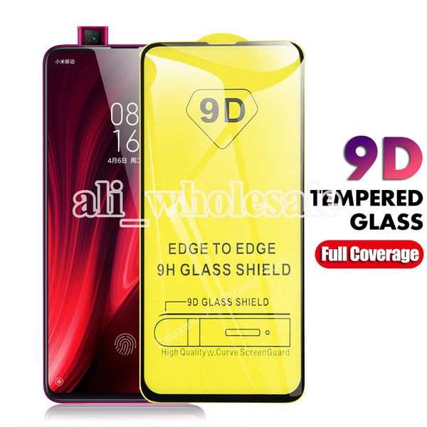 

9d full creen coverage tempered gla creen protector for xiaomi redmi note 7 pro 7a 6a k20 pro note 8 pro mi 9 9t pro no retail package