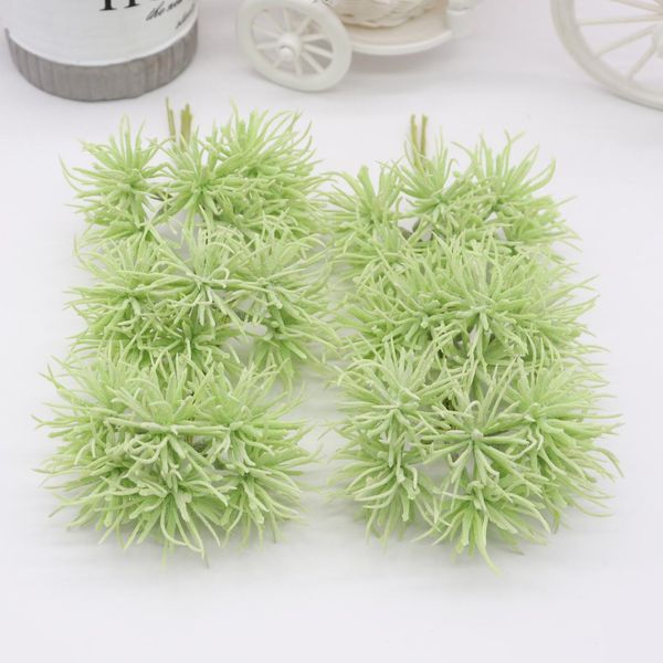

6pcs artificial plants fake grass artificial flowers for home garland diy scrapbooking wedding christmas decoration