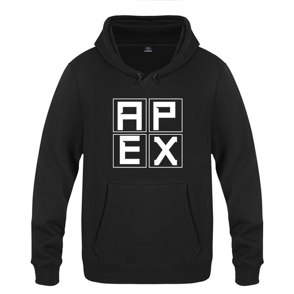 

apex legends hero hoodies hooded women men hip game sweatshirts streetwear harajuku 90s oversized funny swag chic clothes, Black
