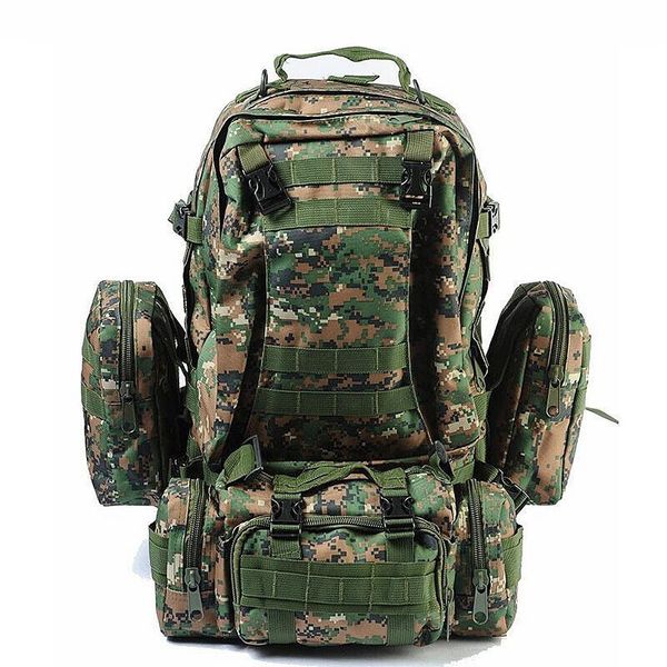 

designer backpack 50l large capacity bagpack molle military backpack waterproof men backpack rucksack bag for travel