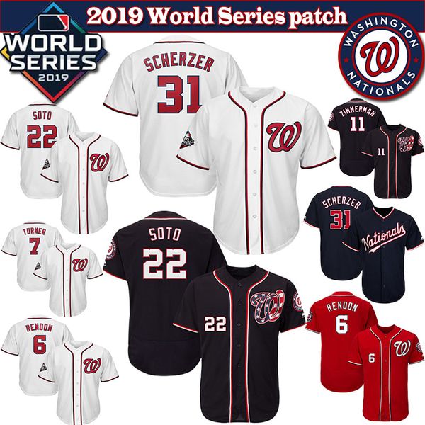 

Wa hington 2019 world erie men jer ey cu tom national max cherzer anthony rendon juan oto trea turner ryan zimmerman ba eball jer ey