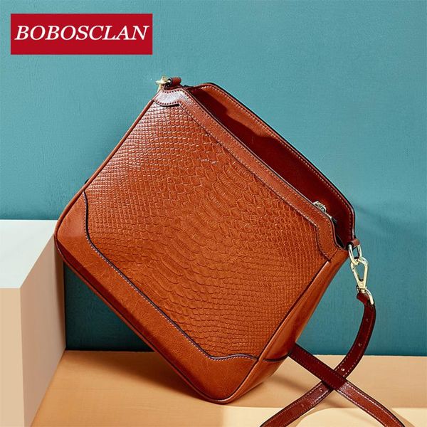 

bobosclan 2020 new женщины кожаные сумки класса люкс плеча сумка дизайнерские женские сумки женский crossbody сумки