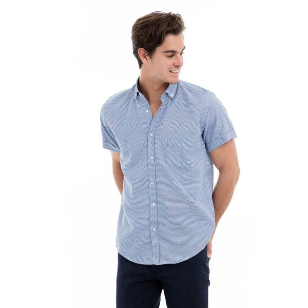 

buratti short-sleeve shirt male short-sleeve shirt 50135, White;black