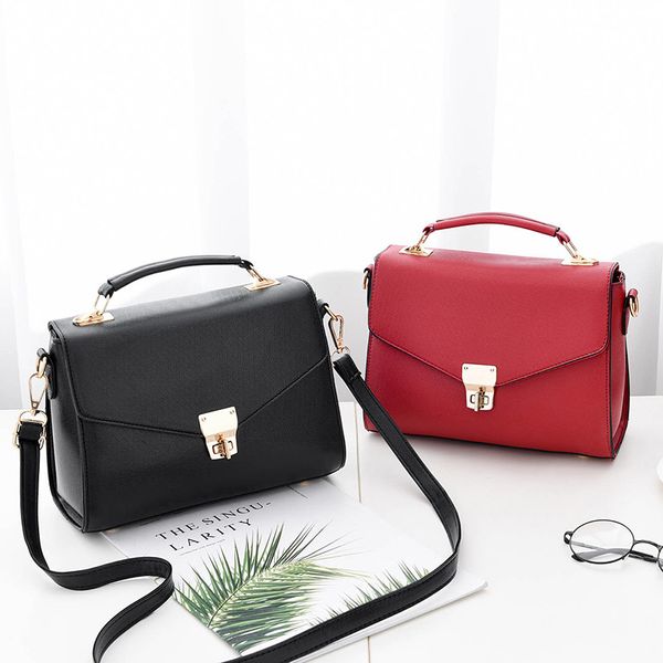 

2020 genuine black embossed leather women's handbag shoulder bags crossbody bags messenger bag 01