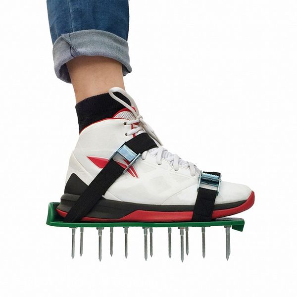 

lawn aerator shoes sandals grass spikes nail cultivator yard garden tool effective tool for aerating yard soil lawn aerator shoe