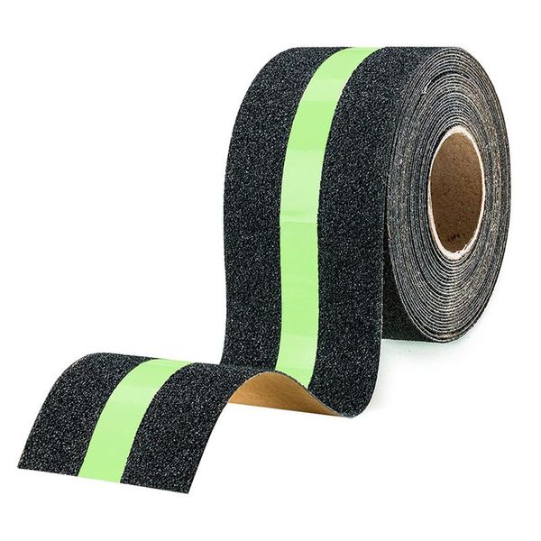 

eleg-5x500cm night luminous anti-slip stair grip tape matte warning sandpaper stickers indoor and outdoor stair grip tape roll
