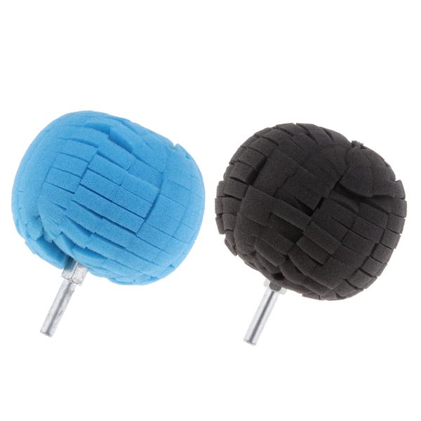 

набор из 2 foam polishing колеса, полировка губка pad для автомобиля буфера полировщик полировка - черный синий