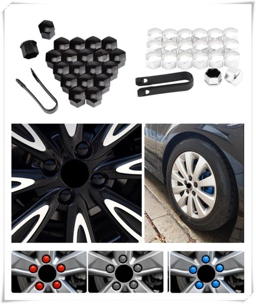 

20pcs car wheel cover screw protector nut dustproof 17 19 21mm for fcx brio 3r-c skydeck p-nut legend