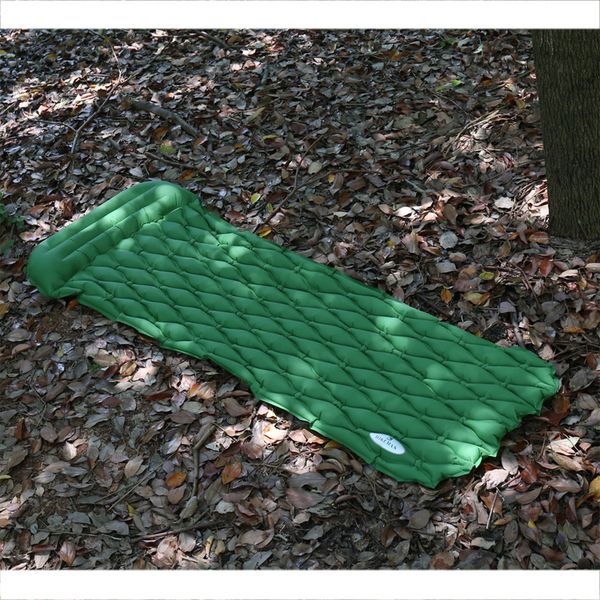 

outdoor camping equipment ultra-light moisture proof pad single person inflatable mattress portable tent sleeping mats mat air c