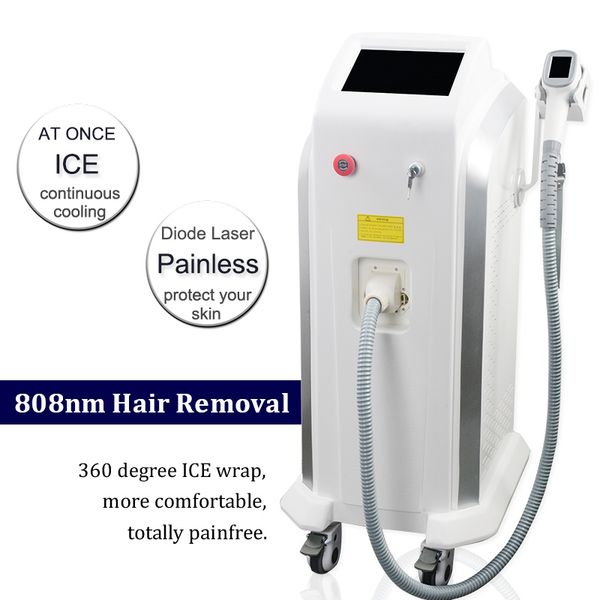 

2019 lightsheer laser hair removal 808nm diode laser platinum ice lazer hair removal diode armpit hair bikini laser equipment, Black