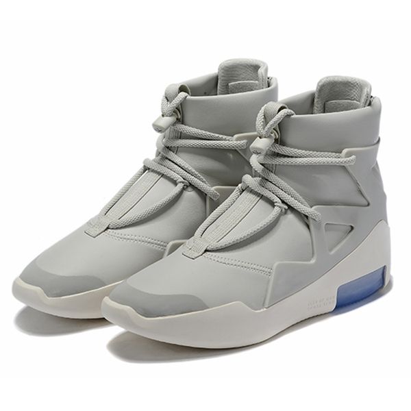 

fear of god 1 boots off mens designer shoes light grey triple black orange white high ankle sport shoes sneaker luxury skateboard shoes 7-12