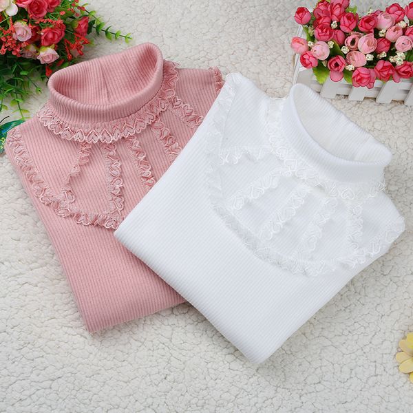 

girls blouse 2020 autumn baby girl clothes children clothing girls school blouse cotton child shirt kids clothes blusas 2-14y y200704, White;black