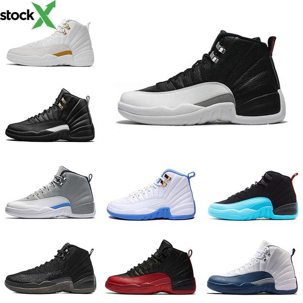 

дешевые 12s мужская баскетбольная обувь грипп игра мастер такси университет синий 12 кроссовки кроссовки мужчины спортивная обувь размер 8-1, Black