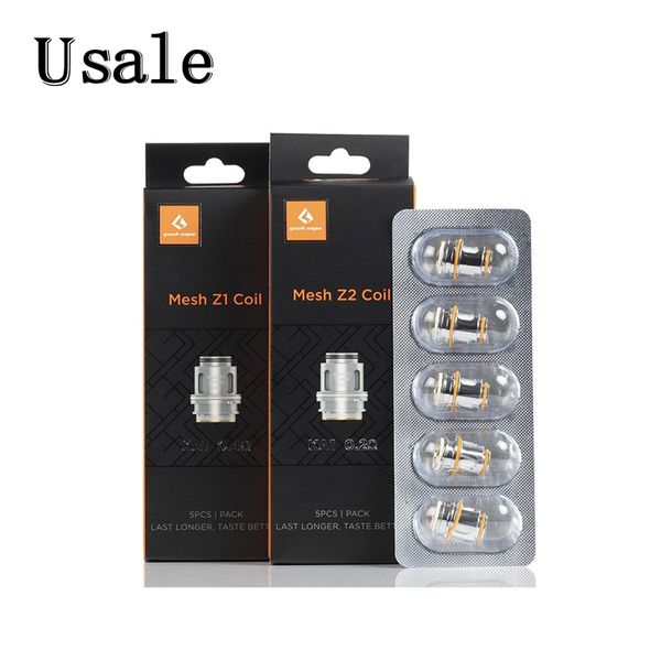 

Geekvape Zeus Z1 Mesh 0.4ohm Z2 0.2ohm Замена катушки сетки Катушки Хед Для Aegis Legend Limited Kit 100% оригинал