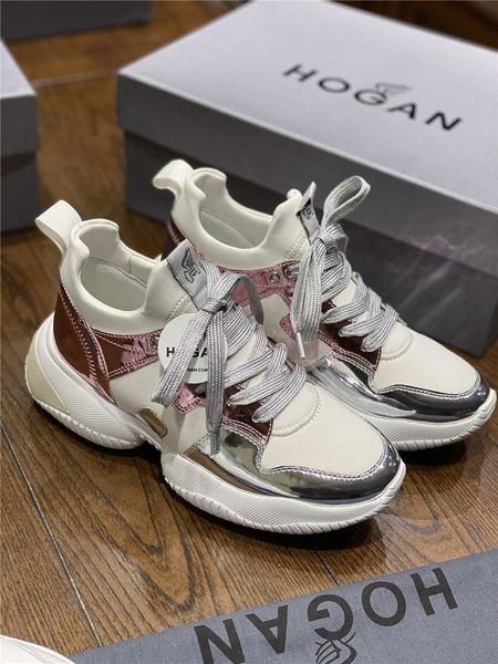 

luxury design star same sneakers women's thick-soled casual shoes breathable color matching women's running shoes wild size 35-40, Black