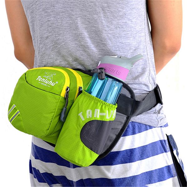 

outdoor sports waterproof pocket travel waist bag nylon neutral bag running sport fitness waist