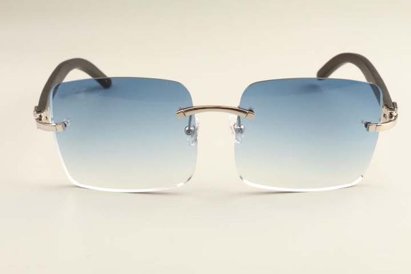 

box new factory wooden big natural ultra direct 2019 fashion sunglasses 352412-a1 black luxury light sunglasses mngmt, White;black