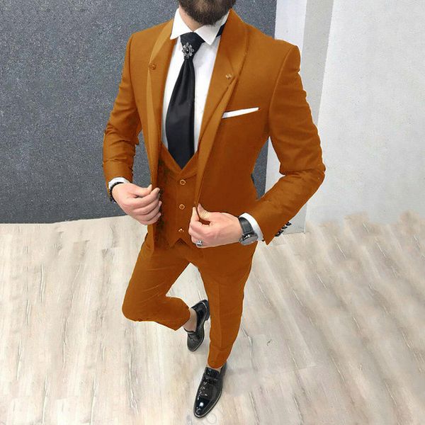 

handsome one button groomsmen shawl lapel groom tuxedos men suits wedding/prom/dinner man blazer(jacket+pants+tie+vest) 1063, Black;gray