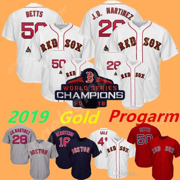 

Red Sox Jerseys Boston Mookie Betts Andrew Benintendi J. D. Martinez David Ortiz Xander Bogaerts Jackie Bradley Jr Chris Sale Price Pedroia