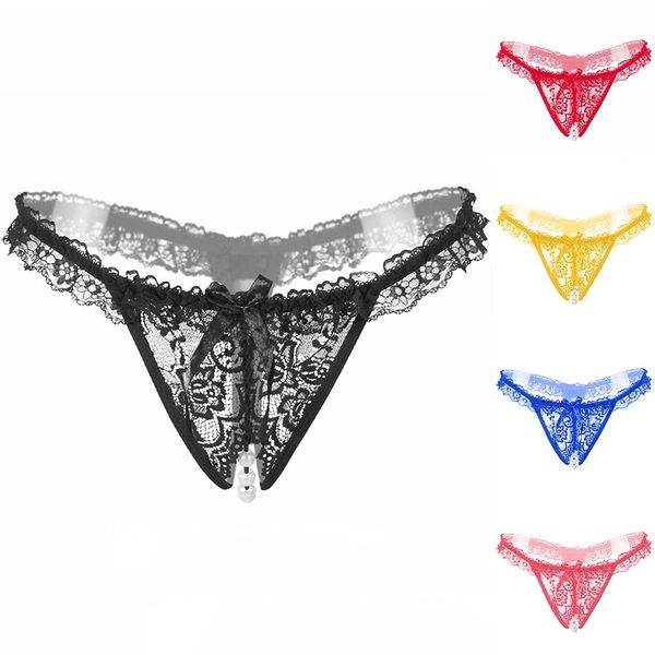 

lingerie erotic  women personality multi-color lace underwear ladies bow underwear body stocking panties #301204, Black;pink