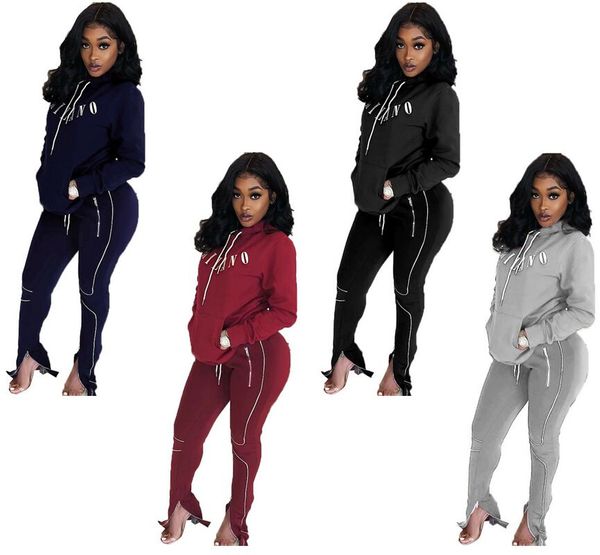

women tracksuits spring &autumn fashionable hoodie long sleeve casual sport two-piece suit crop hoodie +pants, Gray