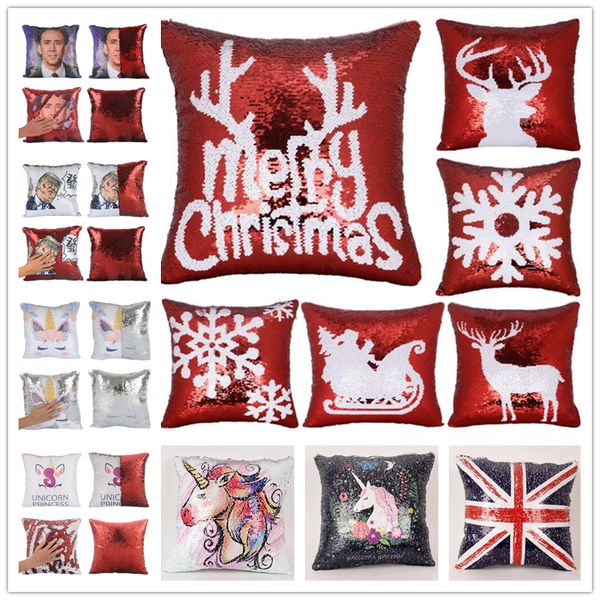 69 Designs Sequin Pillow Cover Glamour Square Pillow Case Car