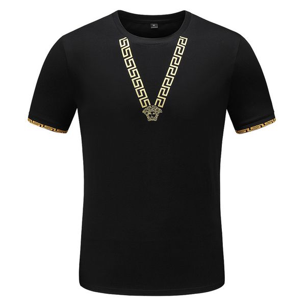 

new sports brand small logo rebound and dunk short sleeve t-shirt men and women casual men's t-shirt o-neck summer shirt10307, White