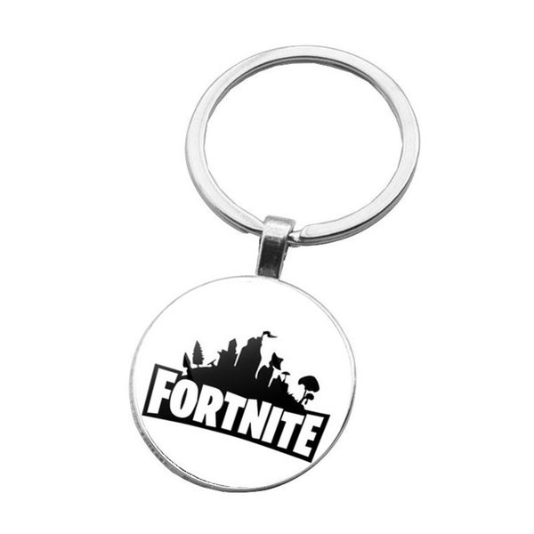 

15 styles keychain jewelry with silver color glass cabochon keychain ring for men 2018