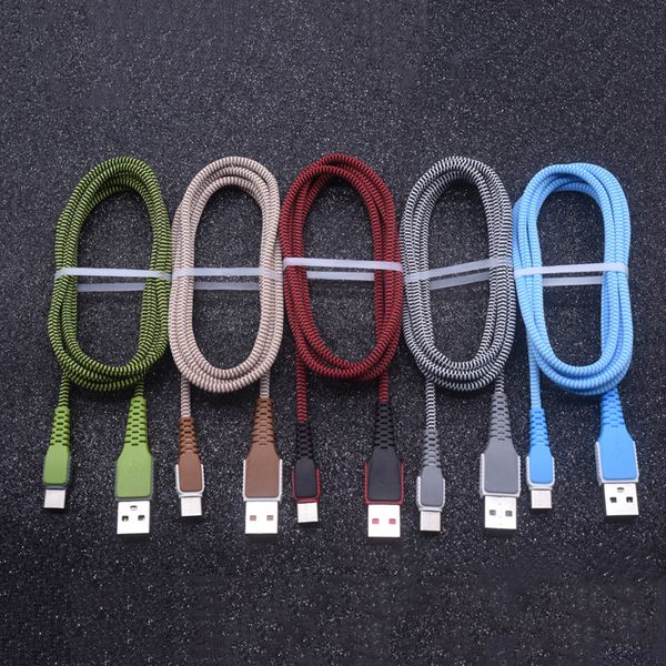 

Wine cup style Nylon Braided Micro USB Cable 2A Fast Charging Data Sync USB Charger Cable For Samsung Xiaomi Type USB C Cable