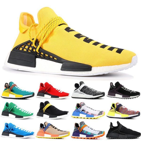 

stock x bred nmd r1 hu human race boost mens running shoes pharrell williams oreo og classic runner men women sports trainers sneakers