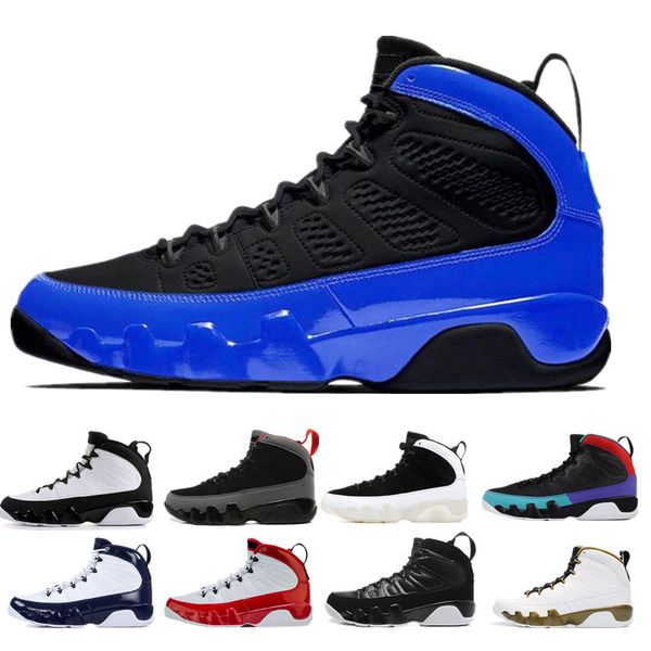 

racer blue unc 9 9s men basketball shoes bred gym red black blue dream it do it mens designer trainers sports shoes sneakers, White;red