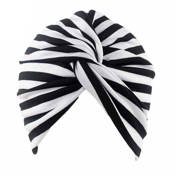 

hair accessories muslim women stretch cotton striped beanie turban chemo hat head wrap cap headwear for cancer patients
