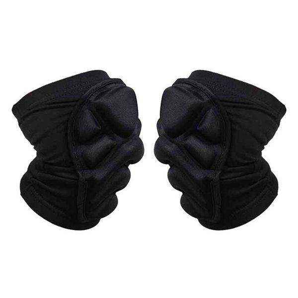

sports leg knee roller skateboarding skiing multi-functional knee padds wrap protector padds black 1 pair
