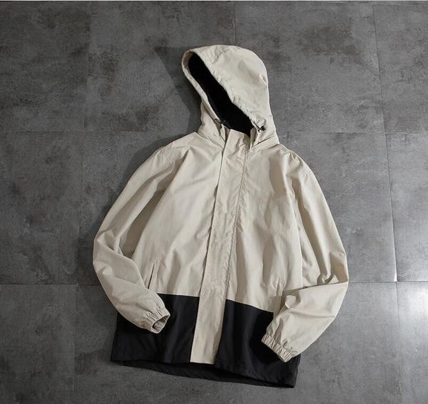 

nike jacket новая мода nk new spring brand men casual куртка сплошного цвета с капюшоном сыпучие bomber ветровка coat trend hip hop streetwe, Black