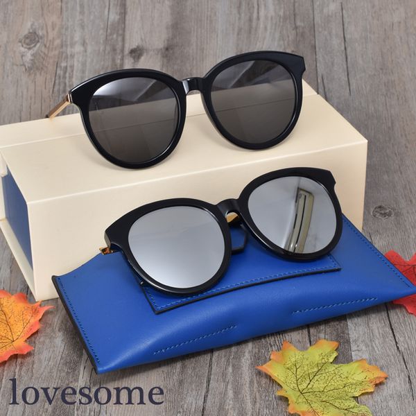 

fashion design sunglasses acetate round polarizing uv400 lenses gentle lovesome sunglasses with brand, White;black