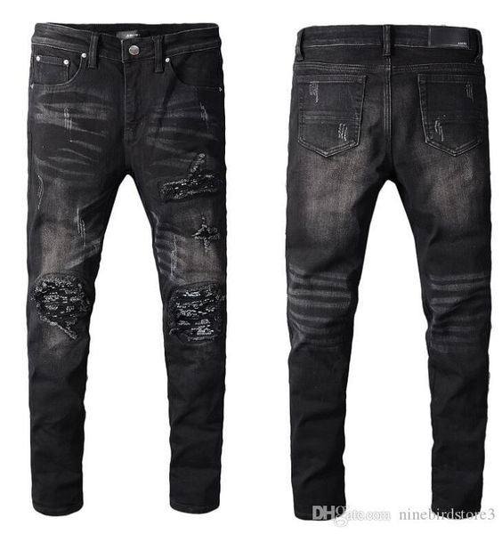 

fashion men jeans mens slim casual pants elastic trousers light blu fit leoose cotton denim brand jeans for male6, Blue