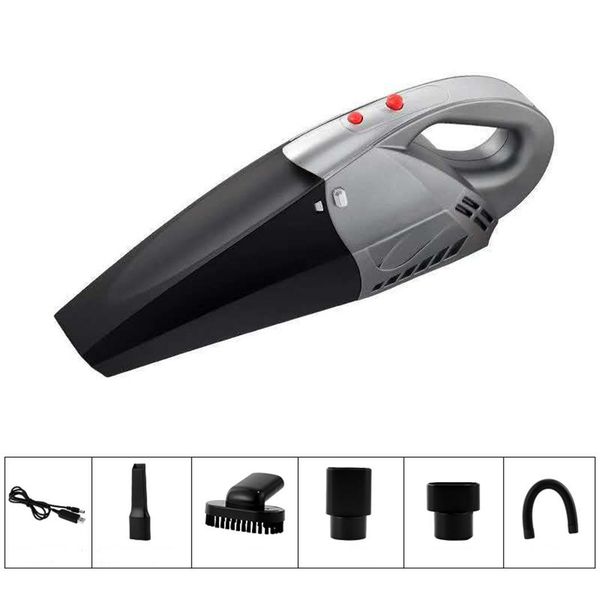 

car wireless 120w usb charging portable handheld 12v vacuum car, household, wet dry 0.5l cleaner 4500mbar kit