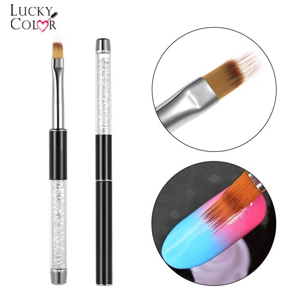 

nail brush pen uv gel polish tips smudge gradient serrated jagged drawing nail point diamond pull pen dip diy design, Yellow