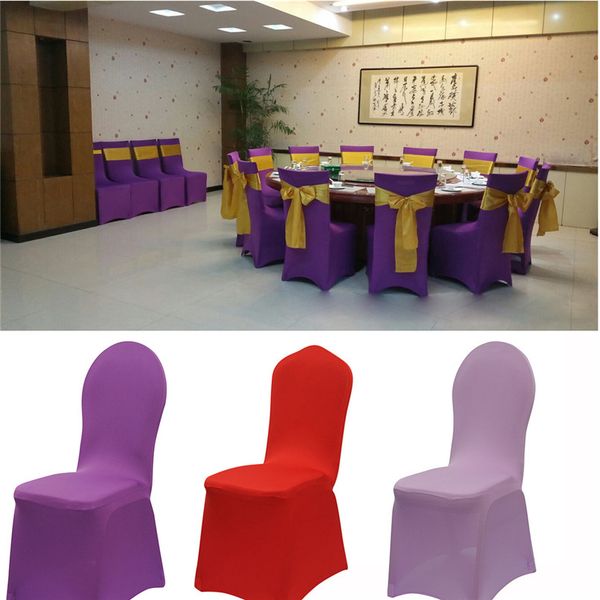

chair covers lycra spandex banquet wedding anniversary party decor #4l23