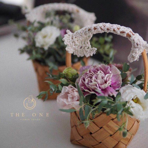 Peacetime Valentine S Day Flower Wood Chip Weaving Small Flower