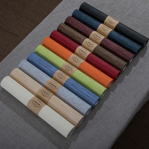 

waterproof paper tea mat net color table runner tea cloth tea flag coaster insulation pad set accessories factory direct size customizat